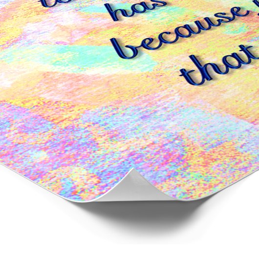 Lachen oft, Liebe viel... Poster Print. (Ecke)