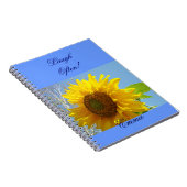 Lachen Oft! Notizbücher Eigene Sonnenblume (Rechte Seite)