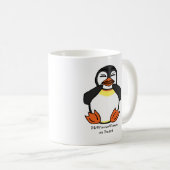 Lachen Pinguin, MeWarriorFrau auf Twitch Kaffeetasse (VorderseiteRechts)