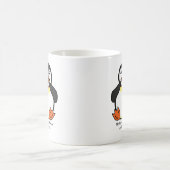 Lachen Pinguin, MeWarriorFrau auf Twitch Kaffeetasse (Mittel)