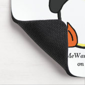 Lachen Pinguin, MeWarriorFrau auf Twitch Mousepad (Ecke)