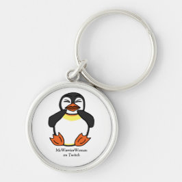 Lachen Pinguin, MeWarriorFrau auf Twitch Schlüsselanhänger