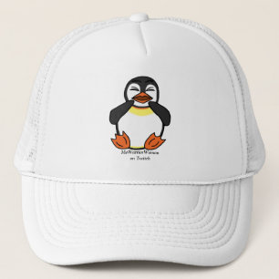 Lachen Pinguin, MeWarriorFrau auf Twitch Truckerkappe