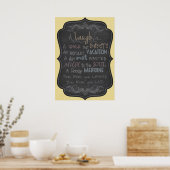 Lachen Poster (Küche)