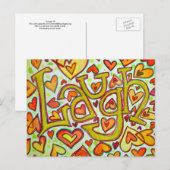 Lachen Postkarte (Vorne/Hinten)