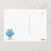 Lachen, reden, träumen, lächeln, Liebe Postkarte (Rückseite)