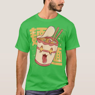 Lachen Regennudeln in hellen Farben für Japan T-Shirt