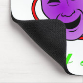 Lachen schreit jetzt neuere Masken Mousepad (Ecke)