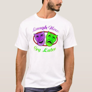 Lachen schreit jetzt neuere Masken T-Shirt