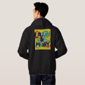 Lachen sei fröhlich hoodie (Schwarz voll)