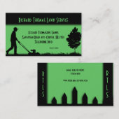 Lachen Service Landscape Business Card Visitenkarte (Vorne/Hinten)