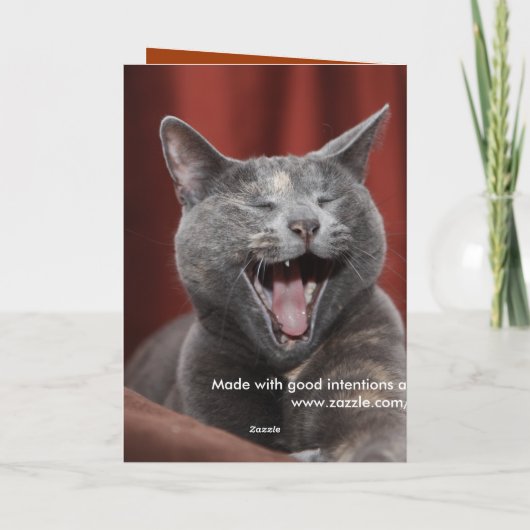 Lachen Sie es! Karte (Rückseite)