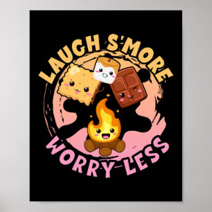Lachen Sie mehr, sorgen Sie sich weniger Wochenend Poster