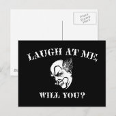 Lachen Sie mich an, oder? Postkarte (Vorne/Hinten)