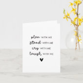 Lachen Sie mit meiner überragenden, gefalteten Kar Karte (Gelbe Blume)