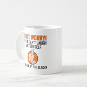 Lachen Sie selbst Funny Mug Kaffeetasse (Vorderseite Links)