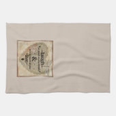 Lachen, so sehr du das Sprichwort atmest Geschirrtuch (Horizontal)