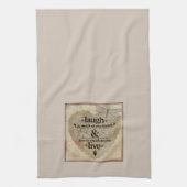 Lachen, so sehr du das Sprichwort atmest Geschirrtuch (Vertikal)