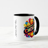 "Lachen" Tasse (VorderseiteRechts)