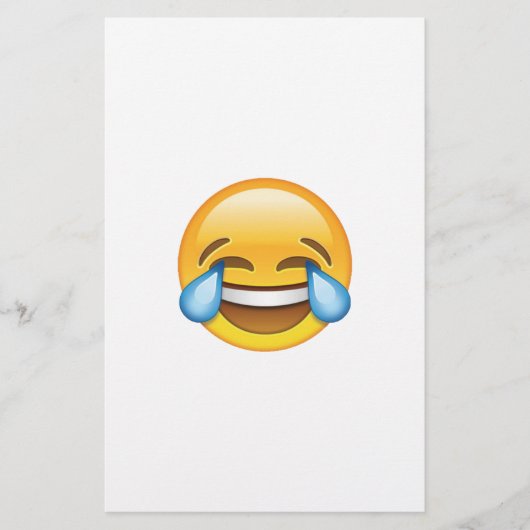 Lachen Tränen weinen von Joy Emoji Briefpapier (Vorderseite)