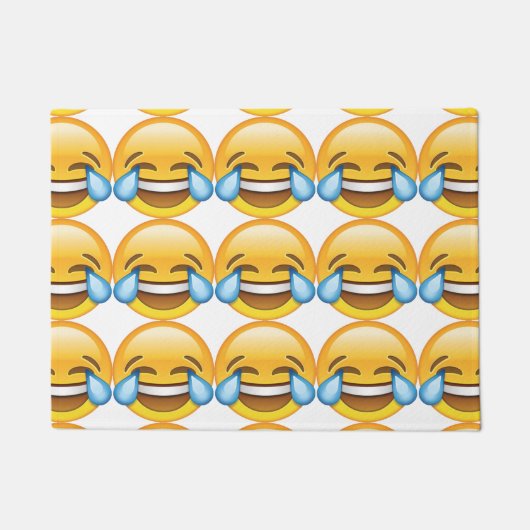 Lachen Tränen weinen von Joy Emoji Fußmatte (Vorderseite)