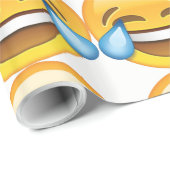 Lachen Tränen weinen von Joy Emoji Geschenkpapier (Rolleneckpunkt)