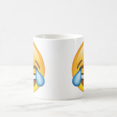 Lachen Tränen weinen von Joy Emoji Kaffeetasse (Mittel)