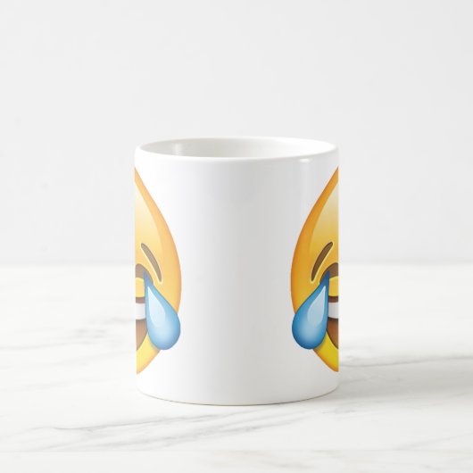 Lachen Tränen weinen von Joy Emoji Kaffeetasse (Mittel)