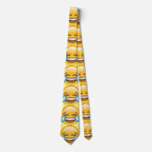 Lachen Tränen weinen von Joy Emoji Krawatte (Vorderseite)