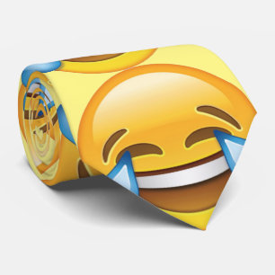 Lachen Tränen weinen von Joy Emoji Krawatte