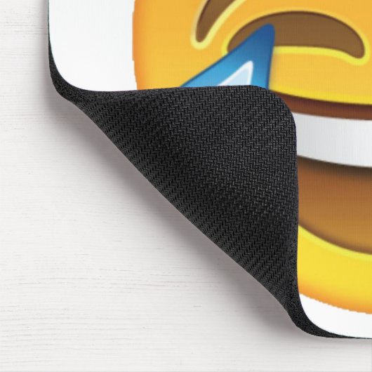 Lachen Tränen weinen von Joy Emoji Mousepad (Ecke)