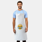 Lachen Tränen weinen von Joy Emoji Schürze (Getragen)
