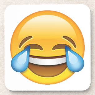 Lachen Tränen weinen von Joy Emoji Untersetzer