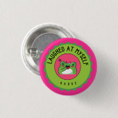 Lachen über mich button (Vorne & Hinten)
