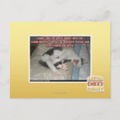 Lachen und die Welt lacht mit dir Postkarte (Vorderseite)