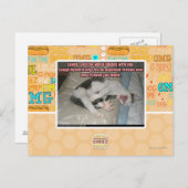 Lachen und die Welt lacht mit dir Postkarte (Vorne/Hinten)