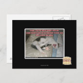 Lachen und die Welt lacht mit dir Postkarte (Vorne/Hinten)