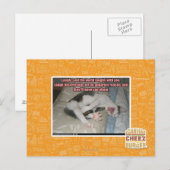 Lachen und die Welt lacht mit Ihnen Postkarte (Vorne/Hinten)