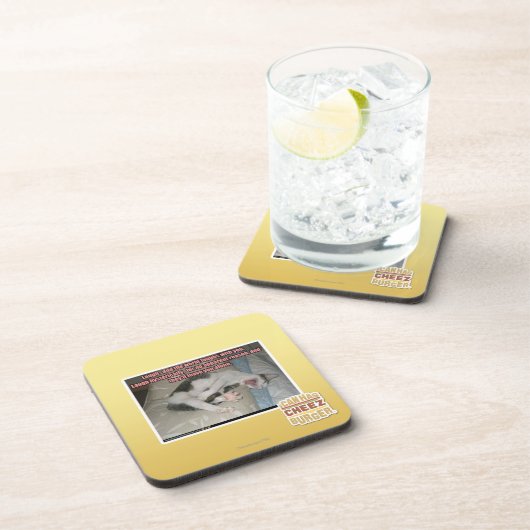 Lachen und die Welt lacht mit Ihnen Untersetzer (Rechte Seite)