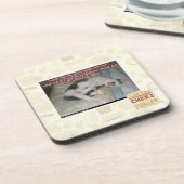 Lachen und die Welt lacht mit Ihnen Untersetzer (Linke Seite)