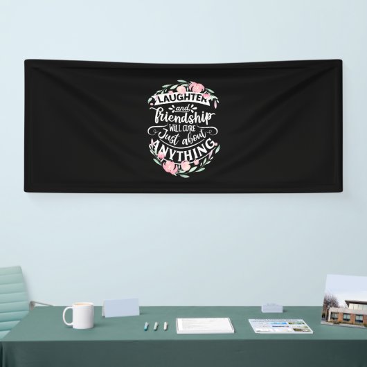 Lachen und Freundschaft Banner (Messe)