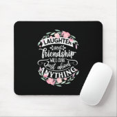 Lachen und Freundschaft Mousepad (Mit Mouse)