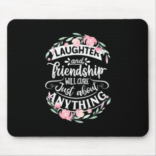 Lachen und Freundschaft Mousepad