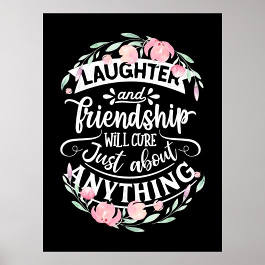 Lachen und Freundschaft Poster (Vorne)