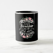 Lachen und Freundschaft Tasse (Zentrum)