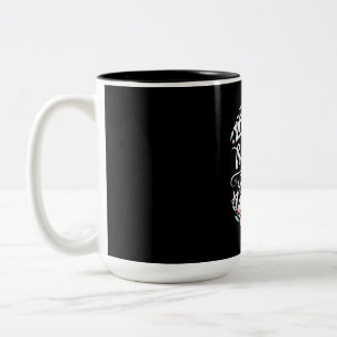 Lachen und Freundschaft Zweifarbige Tasse