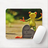 Lachen und glücklich Frosch Mousepad (Mit Mouse)