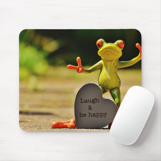 Lachen und glücklich Frosch Mousepad (Mit Mouse)