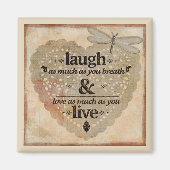 Lachen und leben magnet (Vorne)