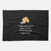 Lachen und Weinen Geschirrtuch (Horizontal)